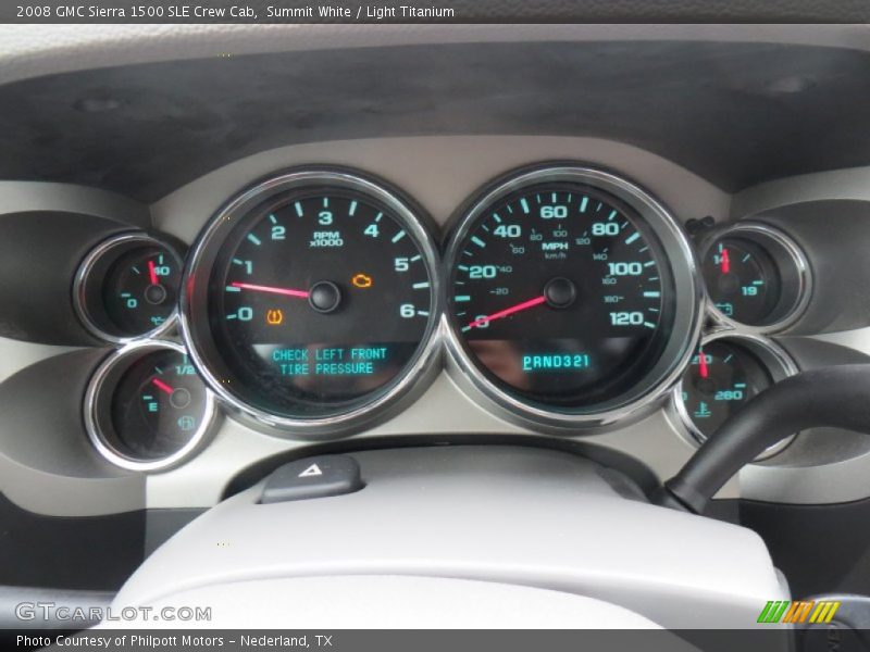 Summit White / Light Titanium 2008 GMC Sierra 1500 SLE Crew Cab