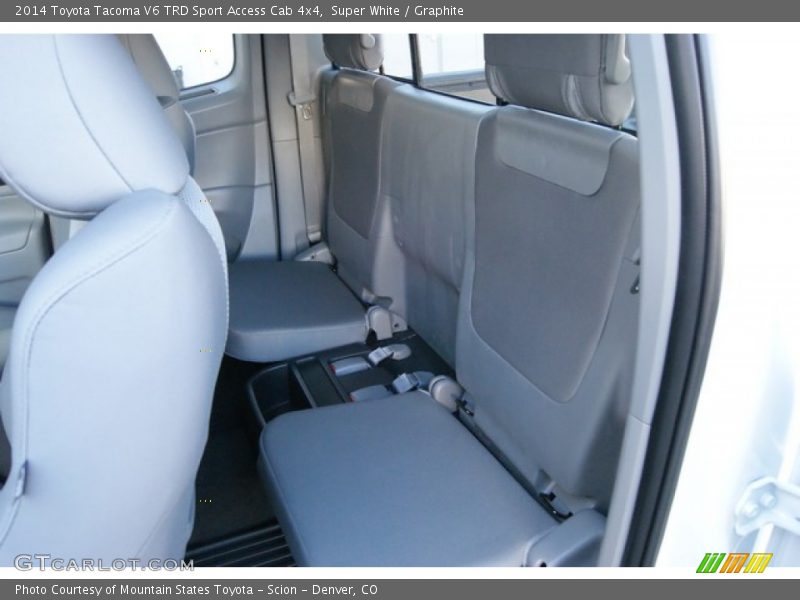 Super White / Graphite 2014 Toyota Tacoma V6 TRD Sport Access Cab 4x4