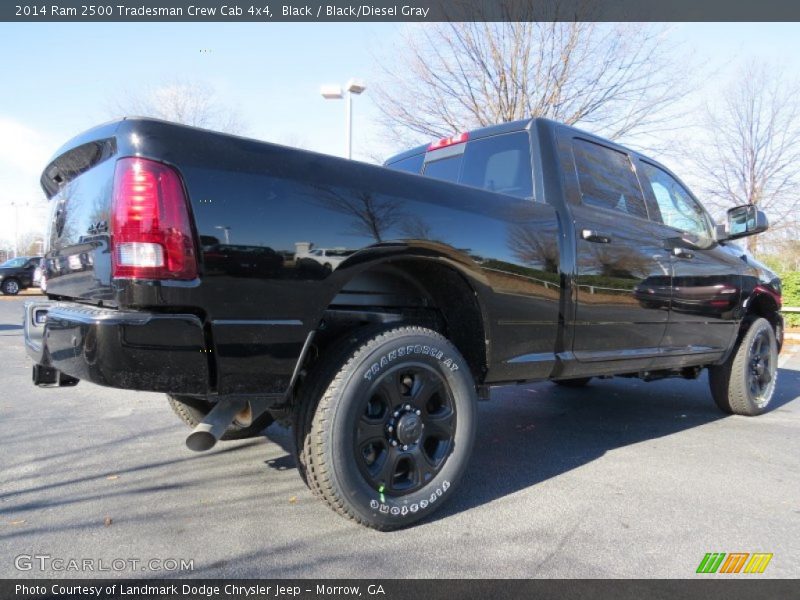 Black / Black/Diesel Gray 2014 Ram 2500 Tradesman Crew Cab 4x4
