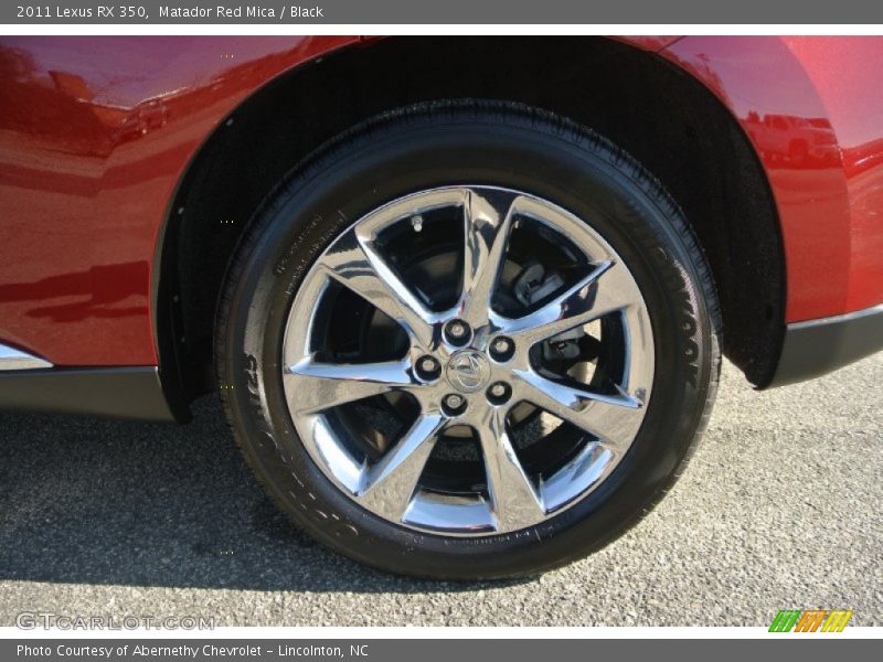 Matador Red Mica / Black 2011 Lexus RX 350