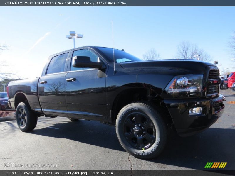 Black / Black/Diesel Gray 2014 Ram 2500 Tradesman Crew Cab 4x4