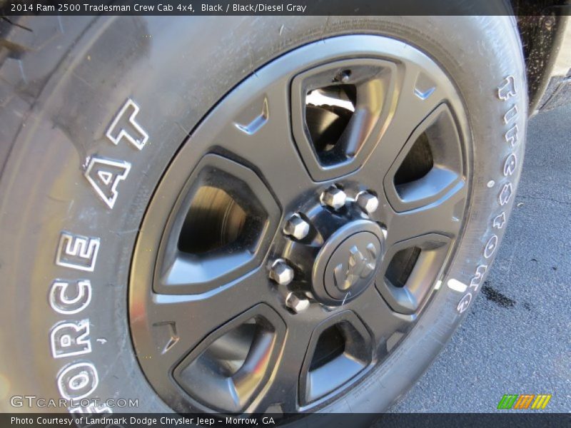 Black / Black/Diesel Gray 2014 Ram 2500 Tradesman Crew Cab 4x4