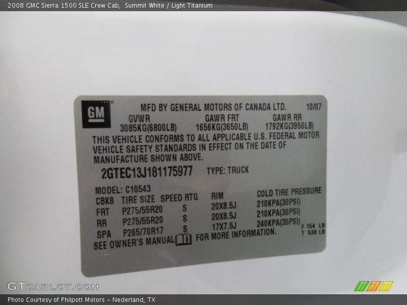 Summit White / Light Titanium 2008 GMC Sierra 1500 SLE Crew Cab