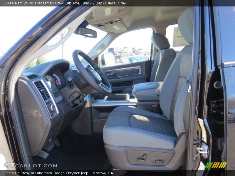 Black / Black/Diesel Gray 2014 Ram 2500 Tradesman Crew Cab 4x4