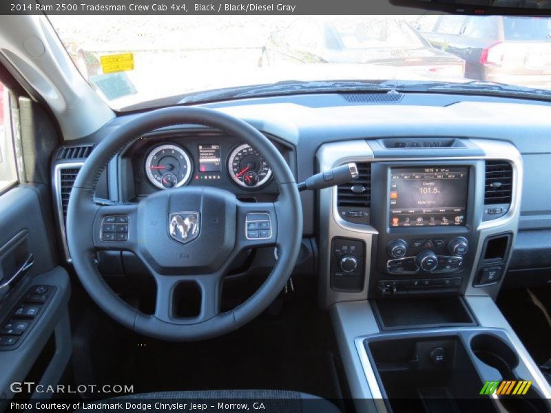 Black / Black/Diesel Gray 2014 Ram 2500 Tradesman Crew Cab 4x4