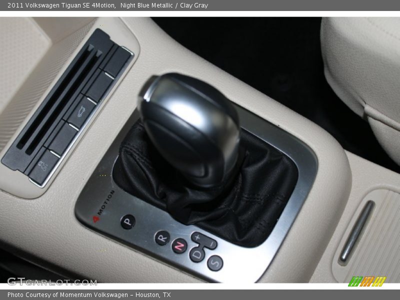 Night Blue Metallic / Clay Gray 2011 Volkswagen Tiguan SE 4Motion