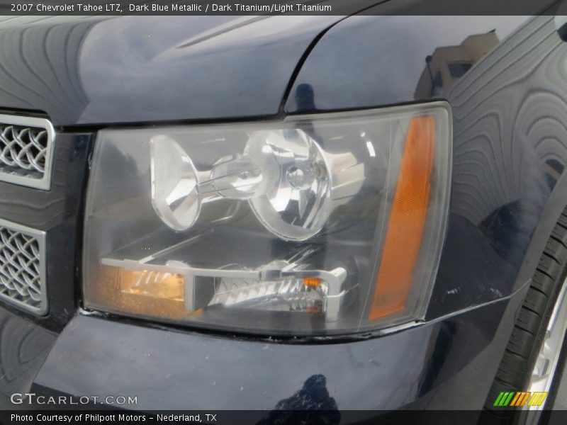 Dark Blue Metallic / Dark Titanium/Light Titanium 2007 Chevrolet Tahoe LTZ