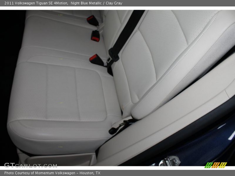 Night Blue Metallic / Clay Gray 2011 Volkswagen Tiguan SE 4Motion