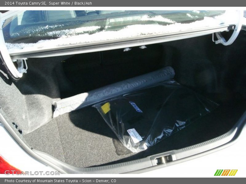 Super White / Black/Ash 2014 Toyota Camry SE