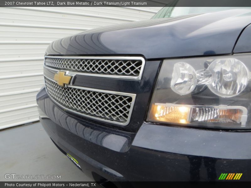 Dark Blue Metallic / Dark Titanium/Light Titanium 2007 Chevrolet Tahoe LTZ