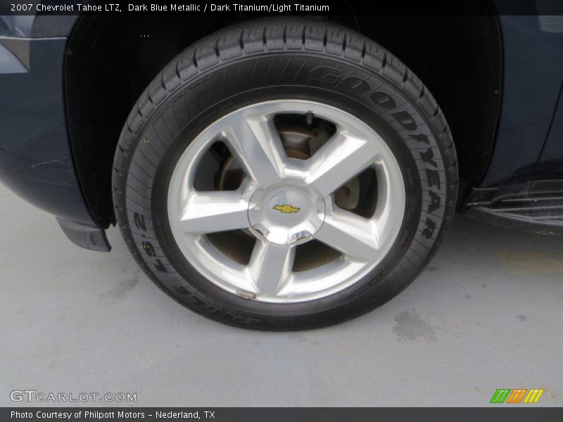Dark Blue Metallic / Dark Titanium/Light Titanium 2007 Chevrolet Tahoe LTZ