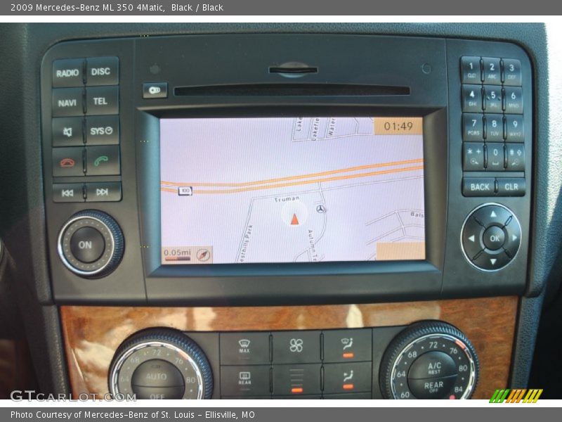 Black / Black 2009 Mercedes-Benz ML 350 4Matic