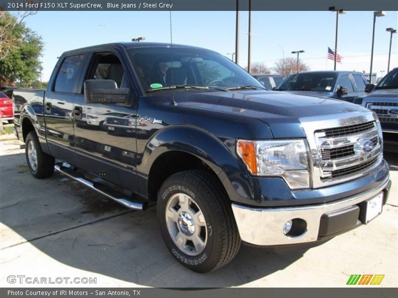 Blue Jeans / Steel Grey 2014 Ford F150 XLT SuperCrew
