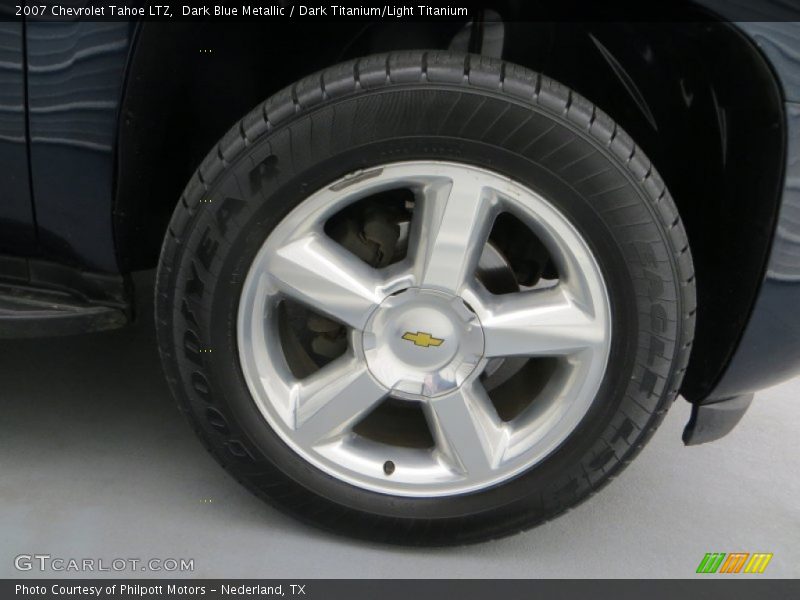 Dark Blue Metallic / Dark Titanium/Light Titanium 2007 Chevrolet Tahoe LTZ