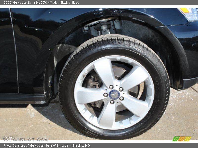 Black / Black 2009 Mercedes-Benz ML 350 4Matic