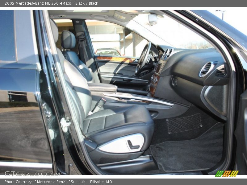 Black / Black 2009 Mercedes-Benz ML 350 4Matic