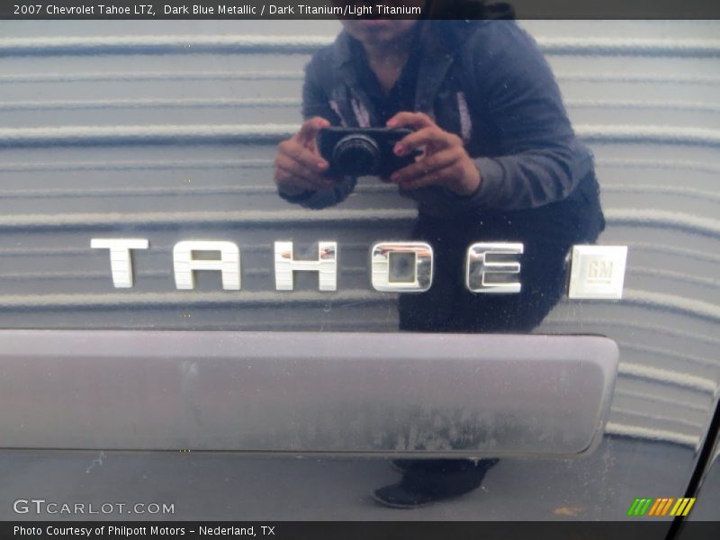 Dark Blue Metallic / Dark Titanium/Light Titanium 2007 Chevrolet Tahoe LTZ