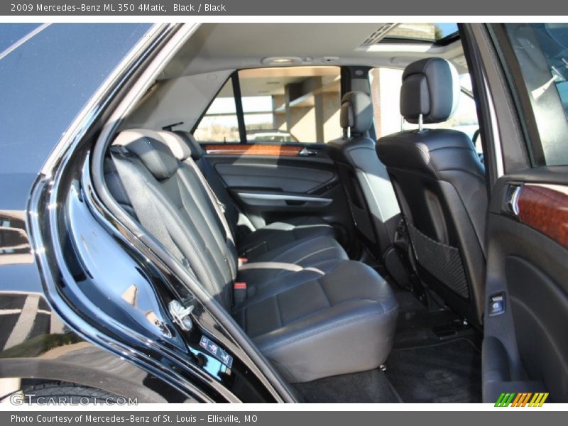 Black / Black 2009 Mercedes-Benz ML 350 4Matic