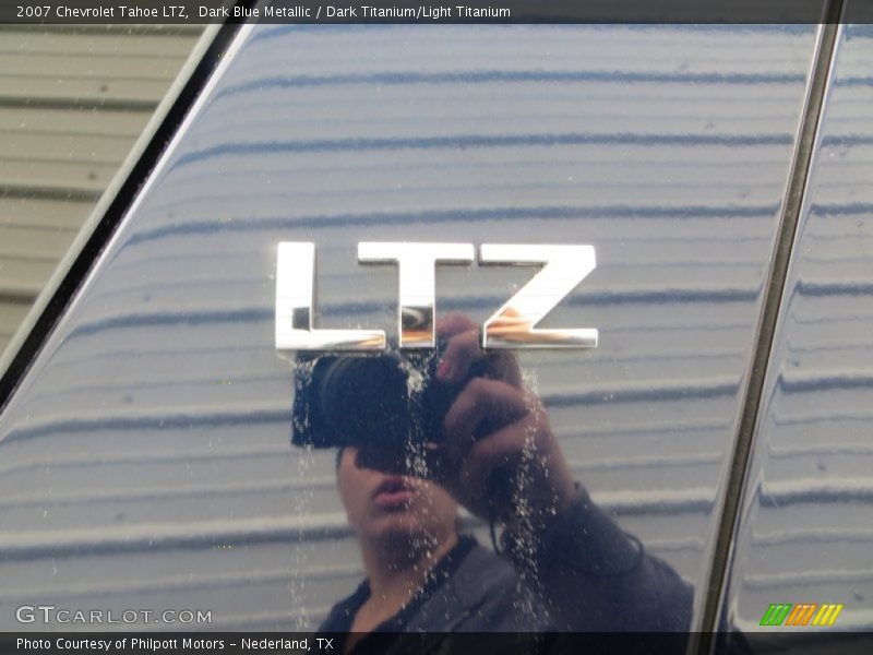 Dark Blue Metallic / Dark Titanium/Light Titanium 2007 Chevrolet Tahoe LTZ