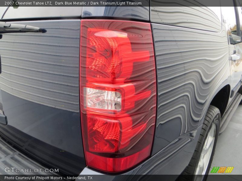 Dark Blue Metallic / Dark Titanium/Light Titanium 2007 Chevrolet Tahoe LTZ