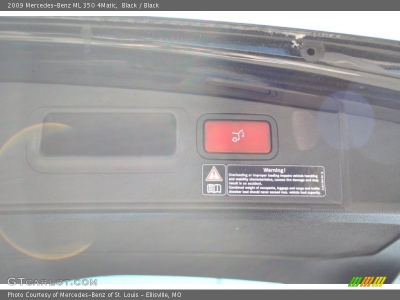 Black / Black 2009 Mercedes-Benz ML 350 4Matic
