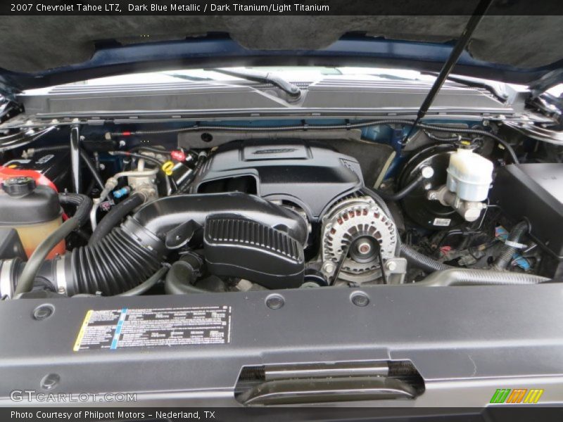 Dark Blue Metallic / Dark Titanium/Light Titanium 2007 Chevrolet Tahoe LTZ