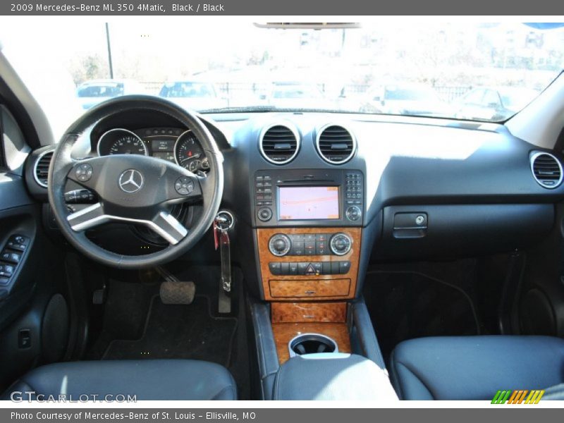 Black / Black 2009 Mercedes-Benz ML 350 4Matic