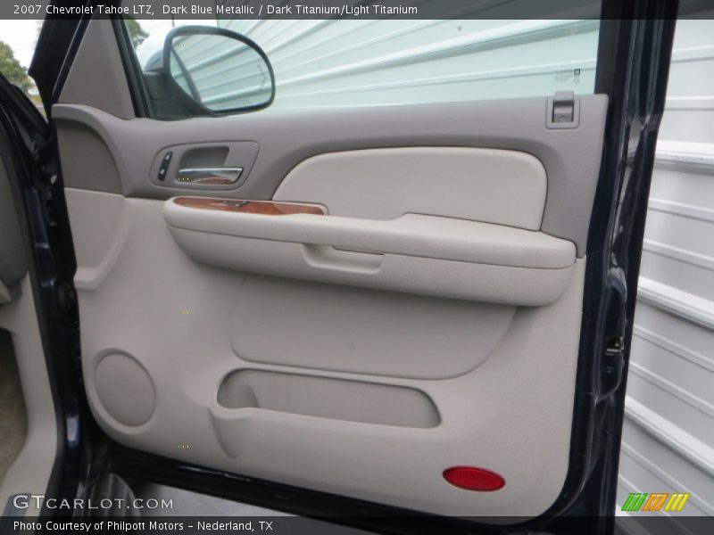 Dark Blue Metallic / Dark Titanium/Light Titanium 2007 Chevrolet Tahoe LTZ