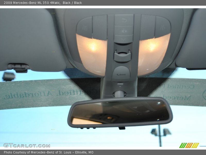 Black / Black 2009 Mercedes-Benz ML 350 4Matic