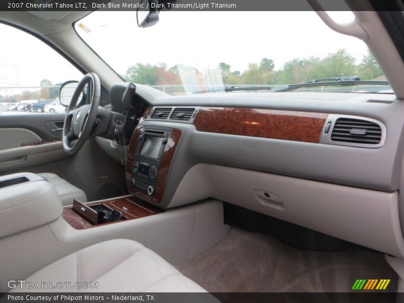 Dark Blue Metallic / Dark Titanium/Light Titanium 2007 Chevrolet Tahoe LTZ