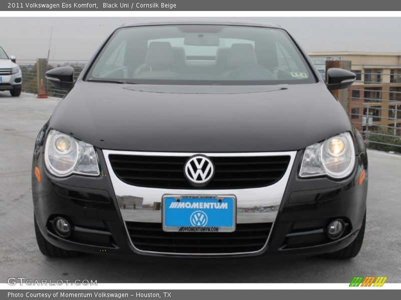 Black Uni / Cornsilk Beige 2011 Volkswagen Eos Komfort