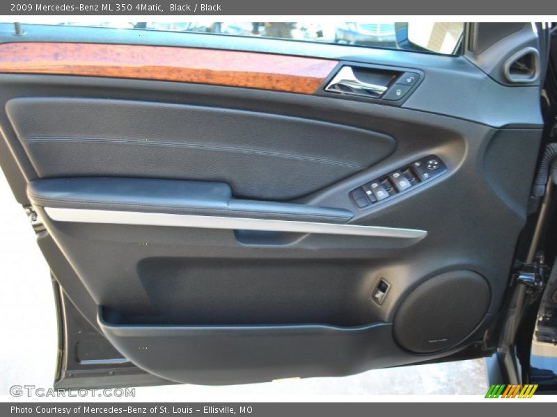 Black / Black 2009 Mercedes-Benz ML 350 4Matic