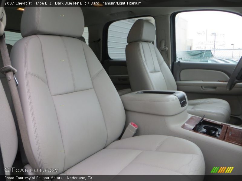 Dark Blue Metallic / Dark Titanium/Light Titanium 2007 Chevrolet Tahoe LTZ