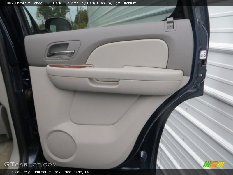Dark Blue Metallic / Dark Titanium/Light Titanium 2007 Chevrolet Tahoe LTZ