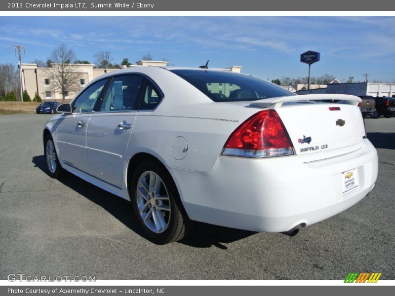 Summit White / Ebony 2013 Chevrolet Impala LTZ