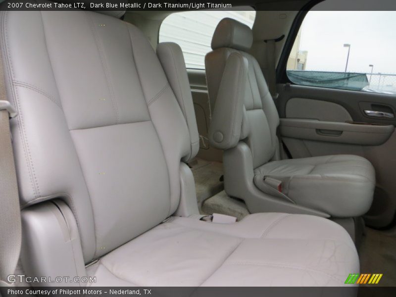Dark Blue Metallic / Dark Titanium/Light Titanium 2007 Chevrolet Tahoe LTZ