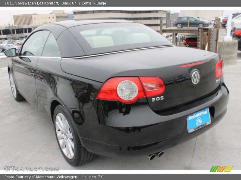 Black Uni / Cornsilk Beige 2011 Volkswagen Eos Komfort