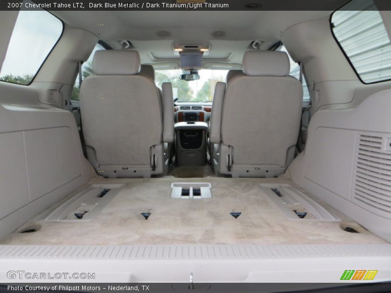 Dark Blue Metallic / Dark Titanium/Light Titanium 2007 Chevrolet Tahoe LTZ