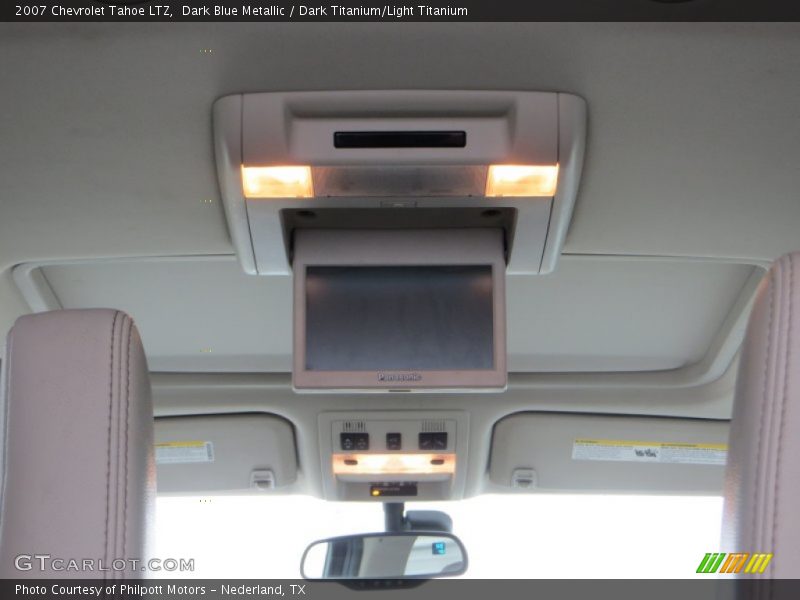 Dark Blue Metallic / Dark Titanium/Light Titanium 2007 Chevrolet Tahoe LTZ