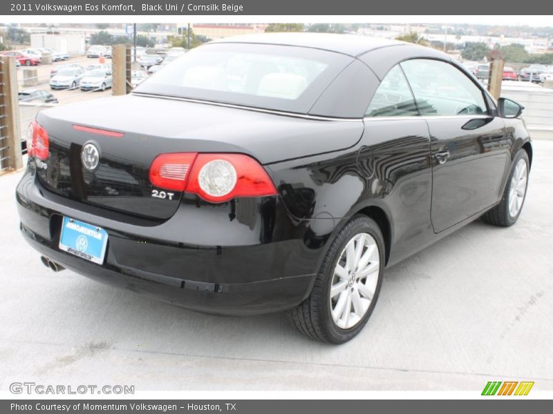 Black Uni / Cornsilk Beige 2011 Volkswagen Eos Komfort