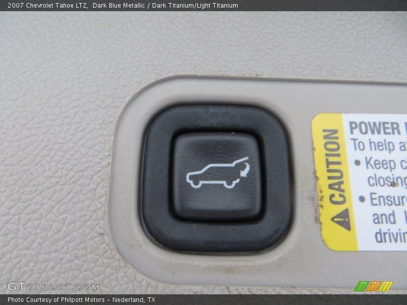 Dark Blue Metallic / Dark Titanium/Light Titanium 2007 Chevrolet Tahoe LTZ