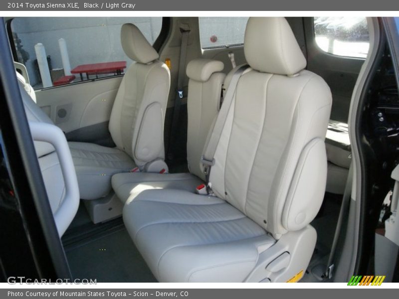 Black / Light Gray 2014 Toyota Sienna XLE