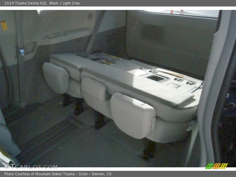 Black / Light Gray 2014 Toyota Sienna XLE