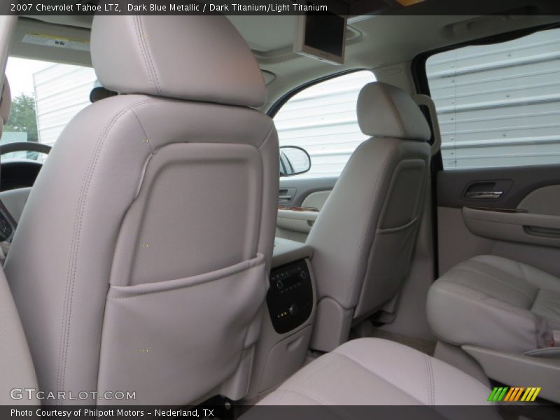 Dark Blue Metallic / Dark Titanium/Light Titanium 2007 Chevrolet Tahoe LTZ