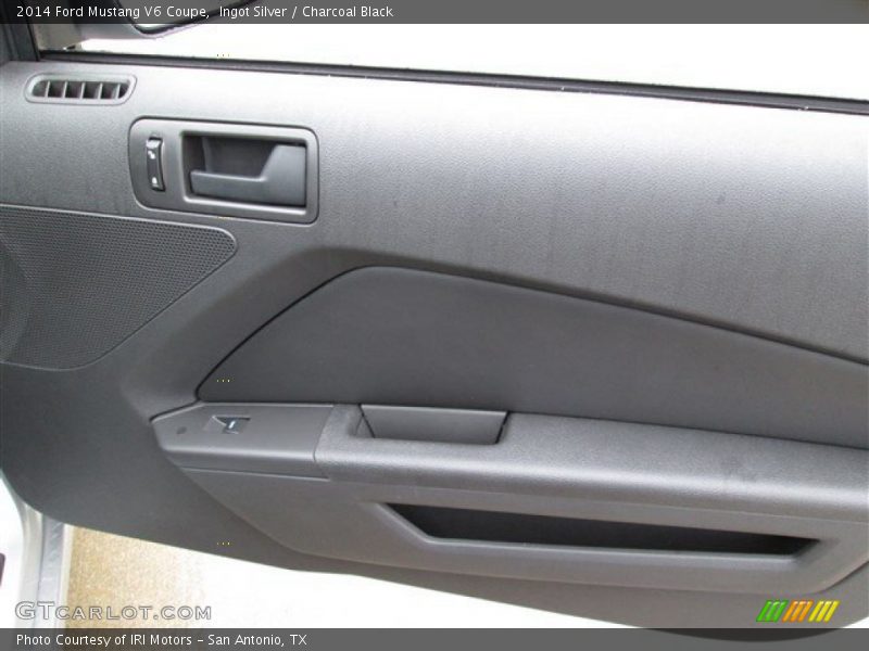Ingot Silver / Charcoal Black 2014 Ford Mustang V6 Coupe