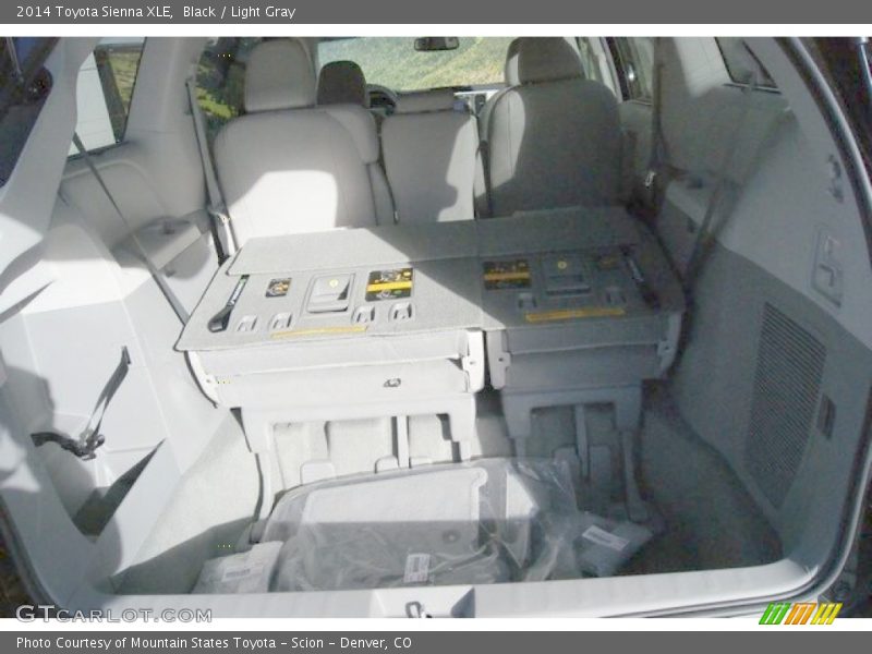 Black / Light Gray 2014 Toyota Sienna XLE