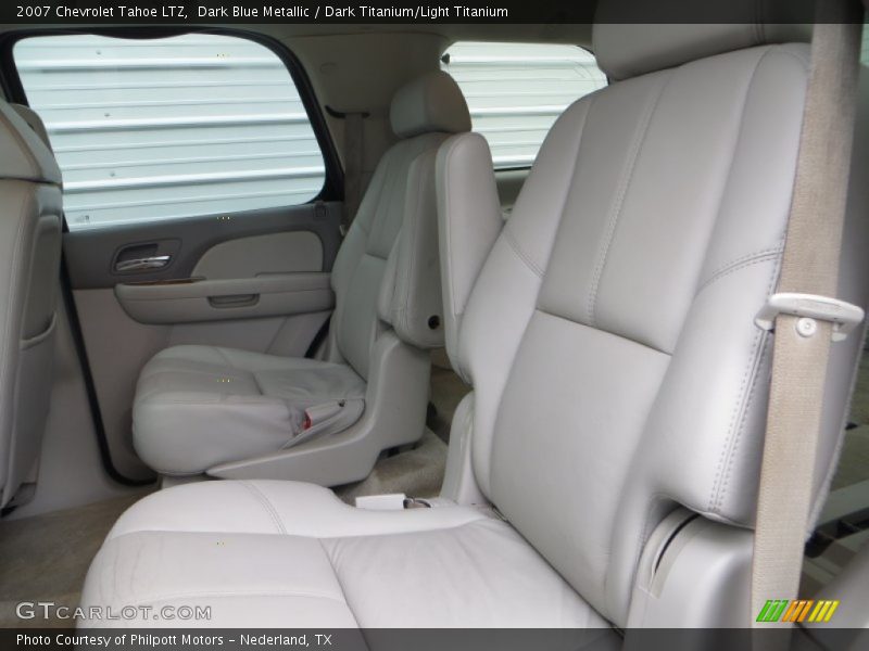 Dark Blue Metallic / Dark Titanium/Light Titanium 2007 Chevrolet Tahoe LTZ