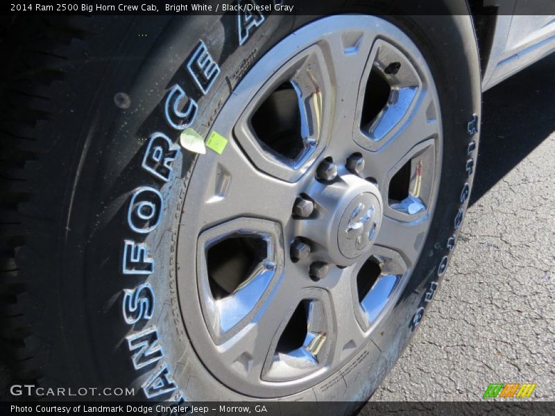 Bright White / Black/Diesel Gray 2014 Ram 2500 Big Horn Crew Cab