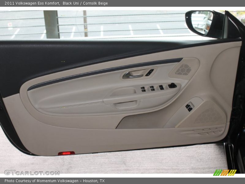 Black Uni / Cornsilk Beige 2011 Volkswagen Eos Komfort