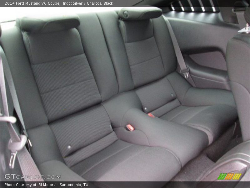 Ingot Silver / Charcoal Black 2014 Ford Mustang V6 Coupe